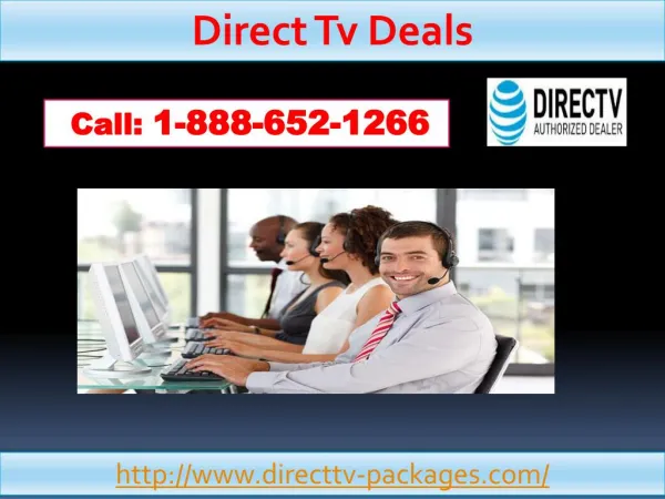  DIRECTV Deals which are started over at the very cost-effective prices 1-888-652-1266