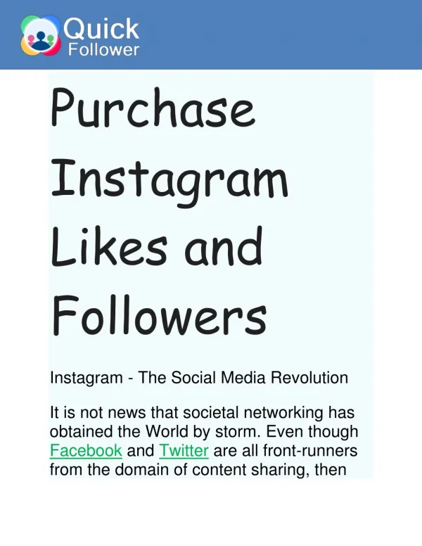 Buy Instagram likes and Followers