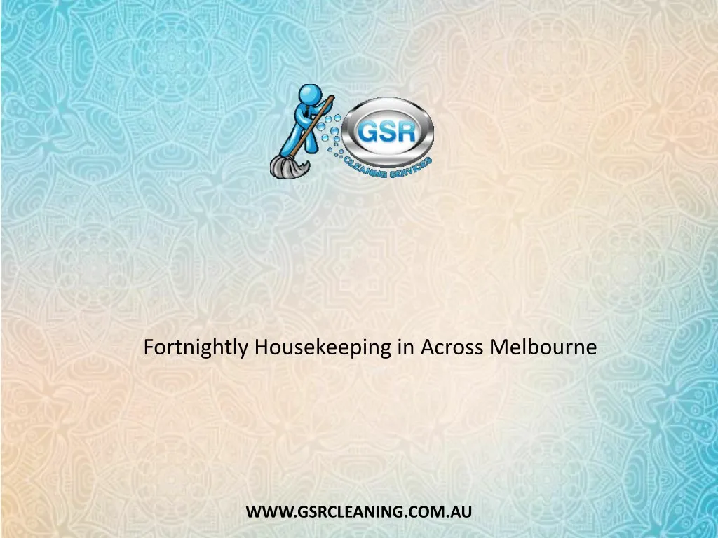 fortnightly housekeeping in across melbourne