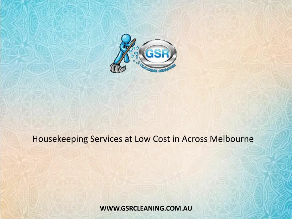 housekeeping services at low cost in across