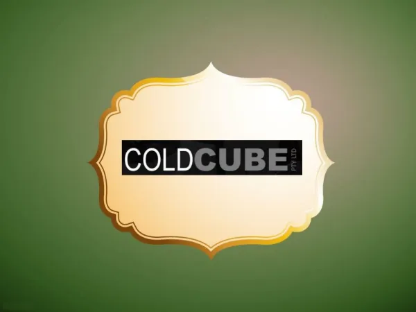 Cold Cube Expert For Cool Room and Commercial Freezer in Melbourne