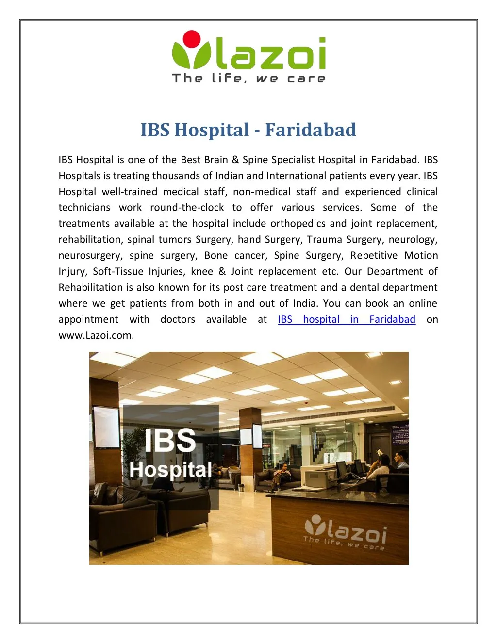 ibs hospital faridabad