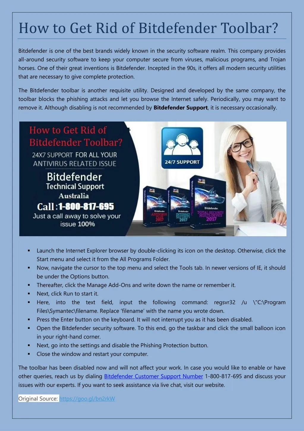 how to get rid of bitdefender toolbar