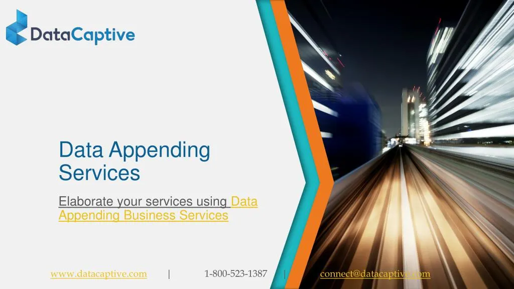 data appending services