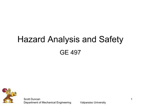 Hazard Analysis and Safety