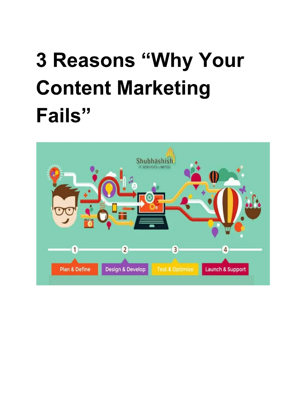 3 reasons why your content marketing fails