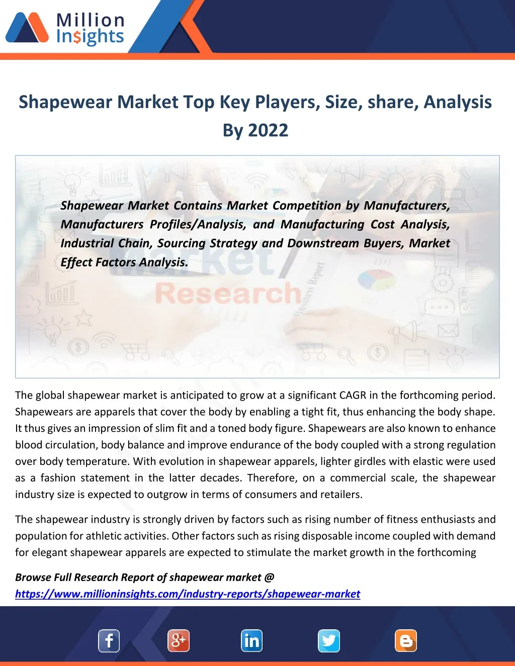 shapewear market top key players size share