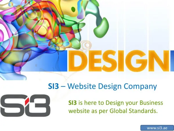 Si3 - No1 Web Design Company in Dubai