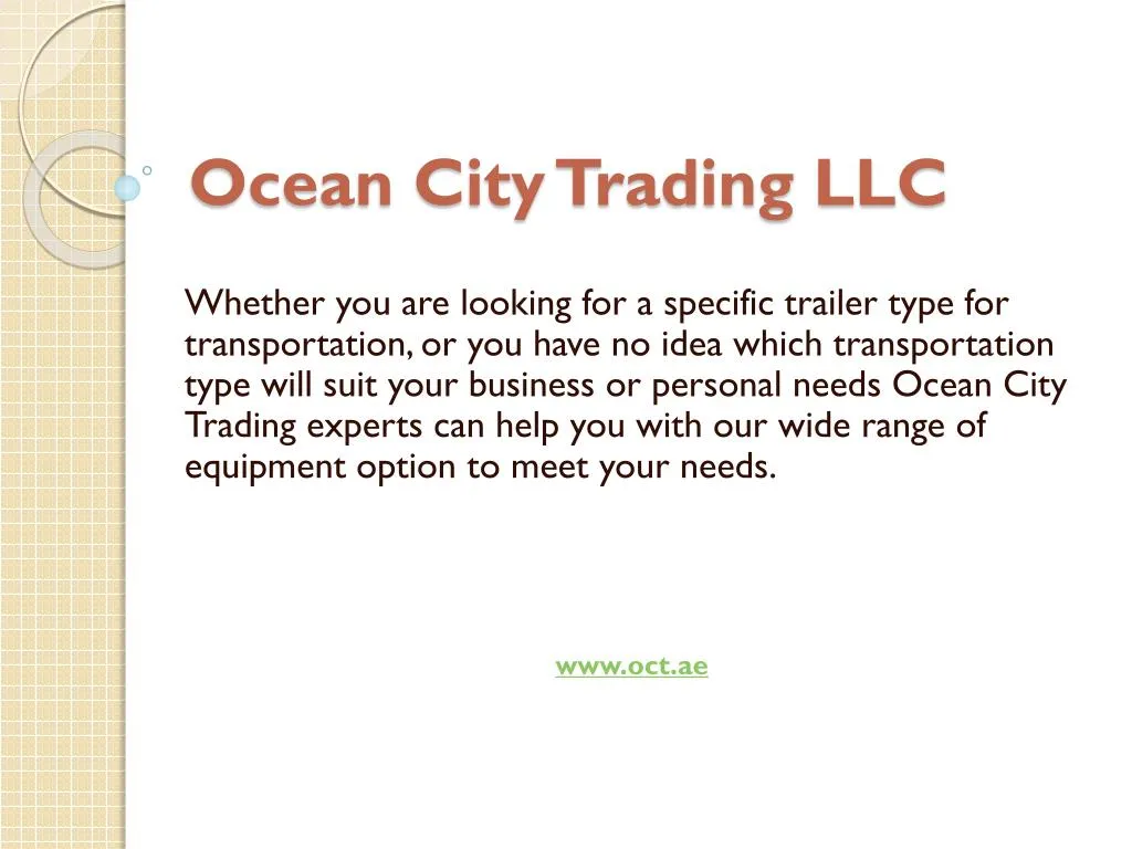 ocean city trading llc