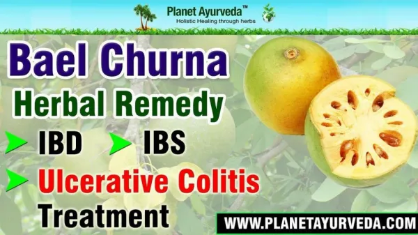 Herbal Remedy for IBD, IBS & Ulcerative Colitis Treatment - Bael Churna