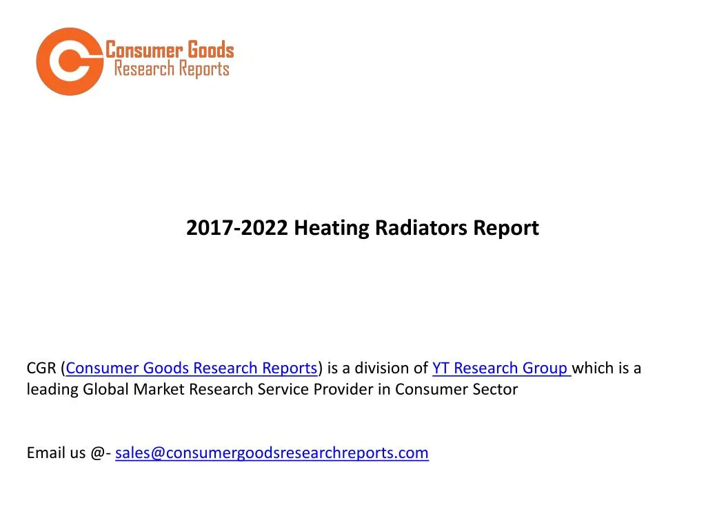 2017 2022 heating radiators report