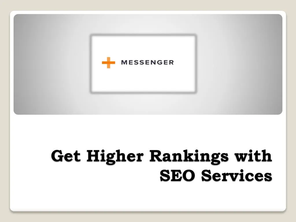 get higher rankings with seo services