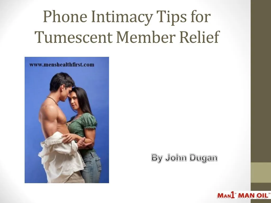 phone intimacy tips for tumescent member relief