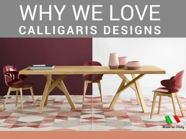 Calligaris Home Furnishing Designs Sydney