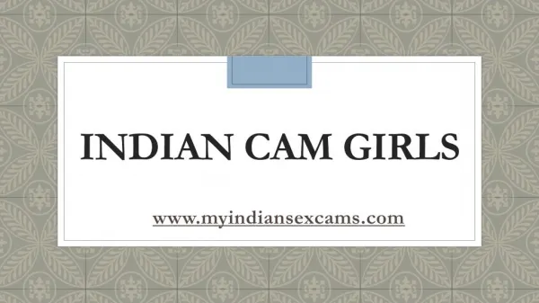Indian Cam Girls