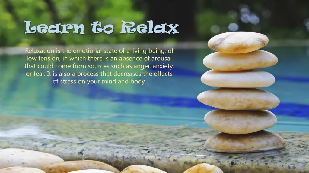 learn to relax