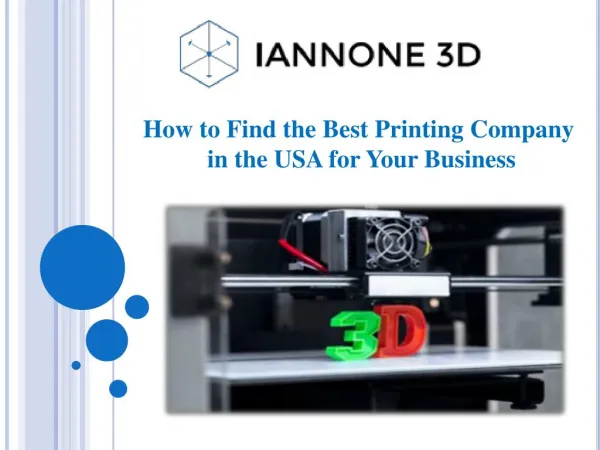 How to Find the Best Printing Company in the USA for Your Business