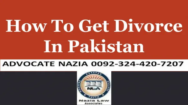 Divorce Procedure In Pakistan In Urdu