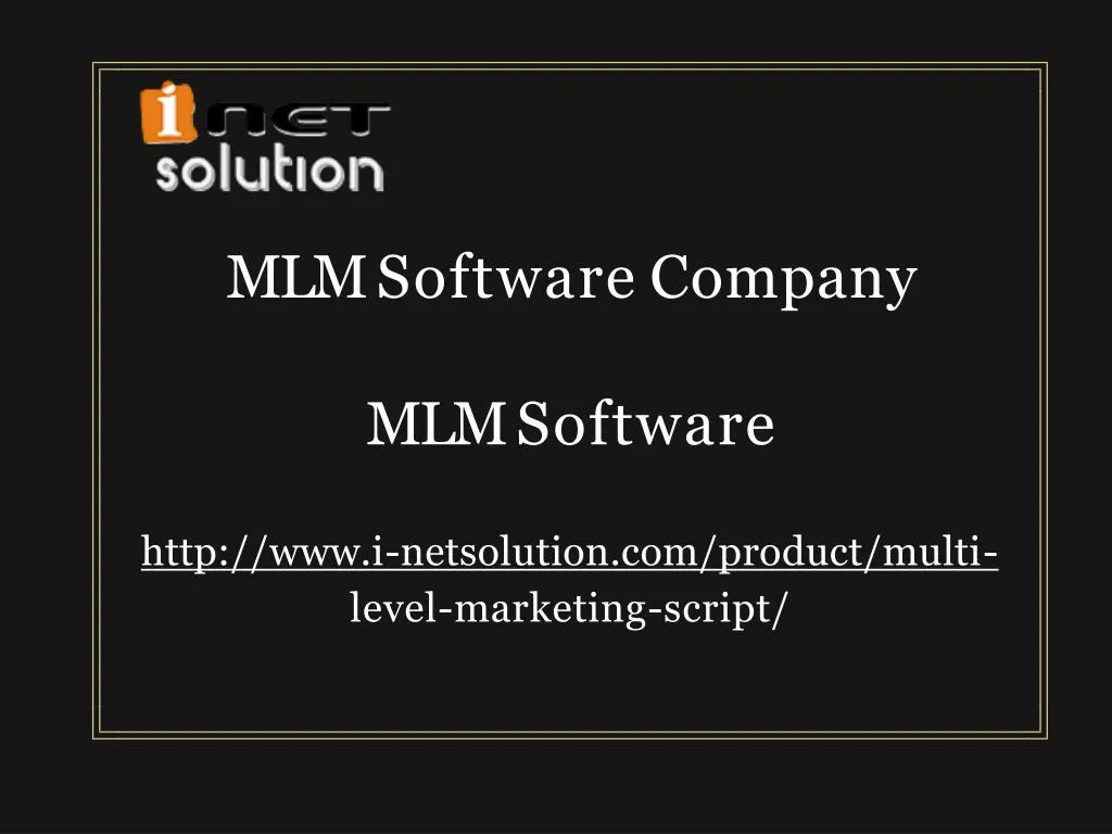 mlm software company mlm software