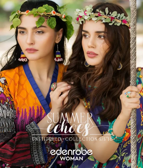 Edenrobe's Summer Echoes (Unstitched Collection S/S'18)