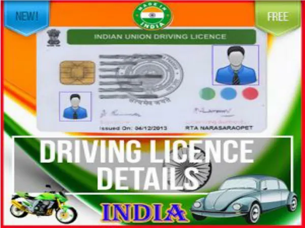 Driving Licence Online fees