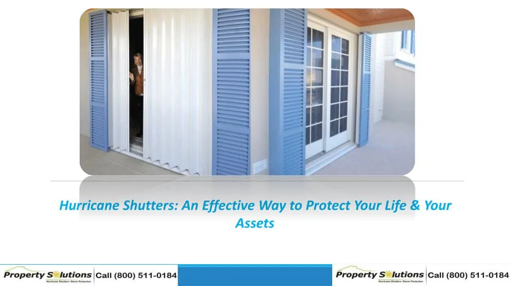 hurricane shutters an effective way to protect