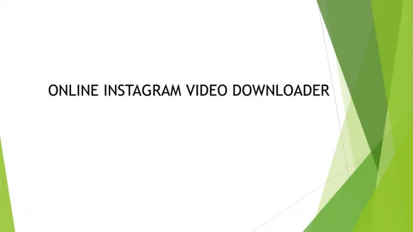 Best instagram video downloader