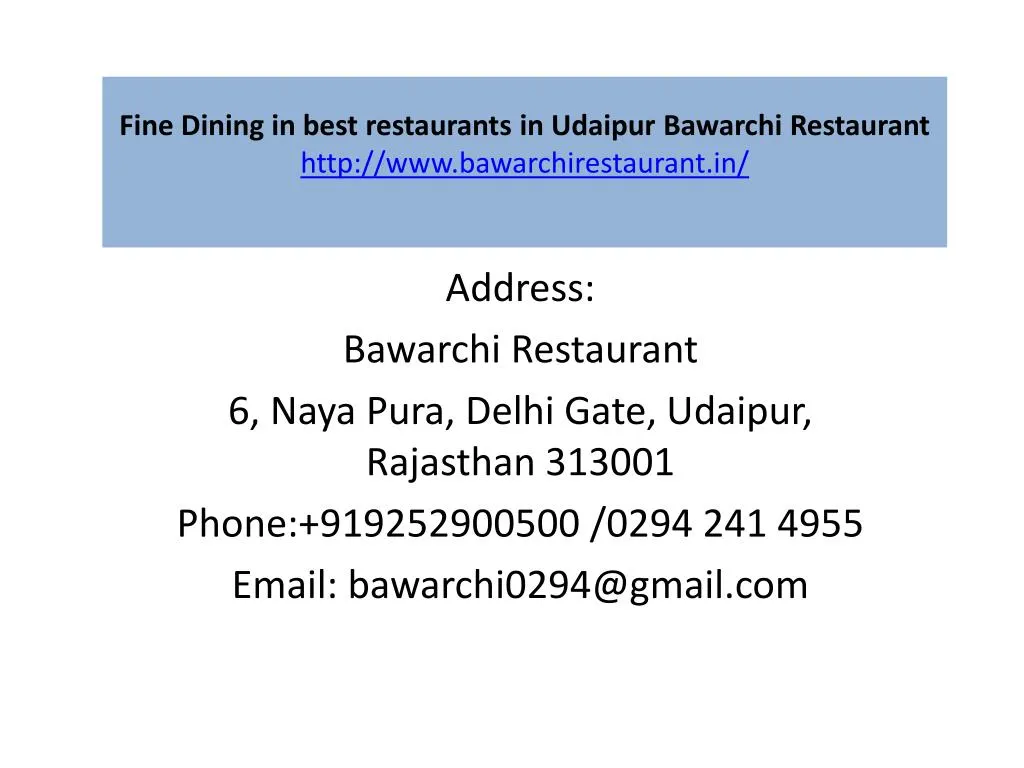 fine dining in best restaurants in udaipur bawarchi restaurant http www bawarchirestaurant in