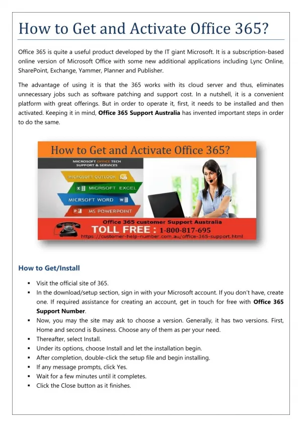 How to Get and Activate Office 365?