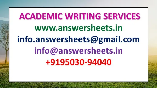 MBA CASE STUDY PAPERS