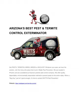 Termite Control Phoenix - slide 1