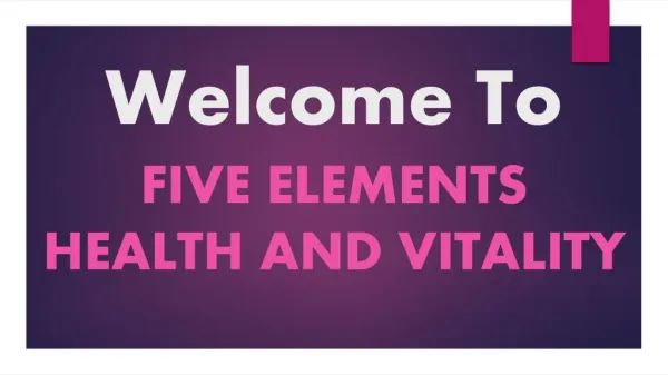 Get best Massage Therapy in Fitzroy then contact Five Elements Health and Vitality