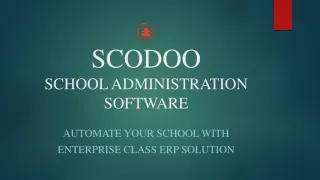 Scodoo - School Administration System - slide 1