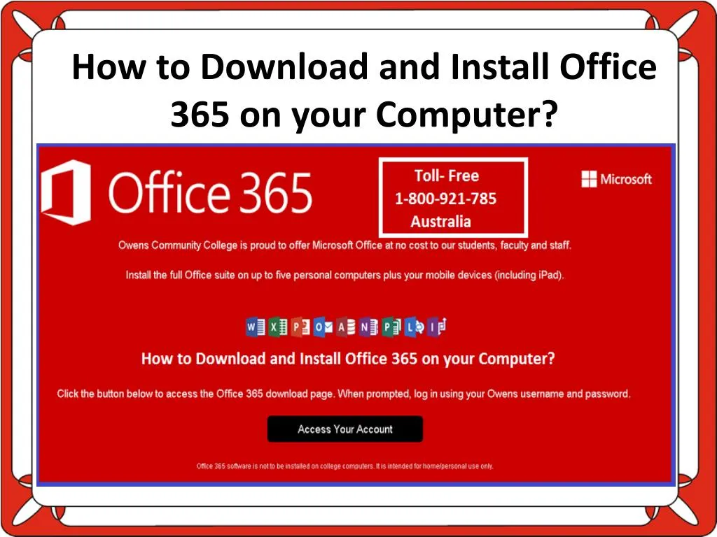 how to download and install office 365 on your computer