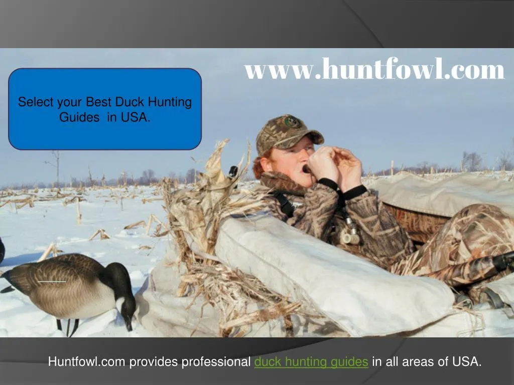 select your best duck hunting guides in usa