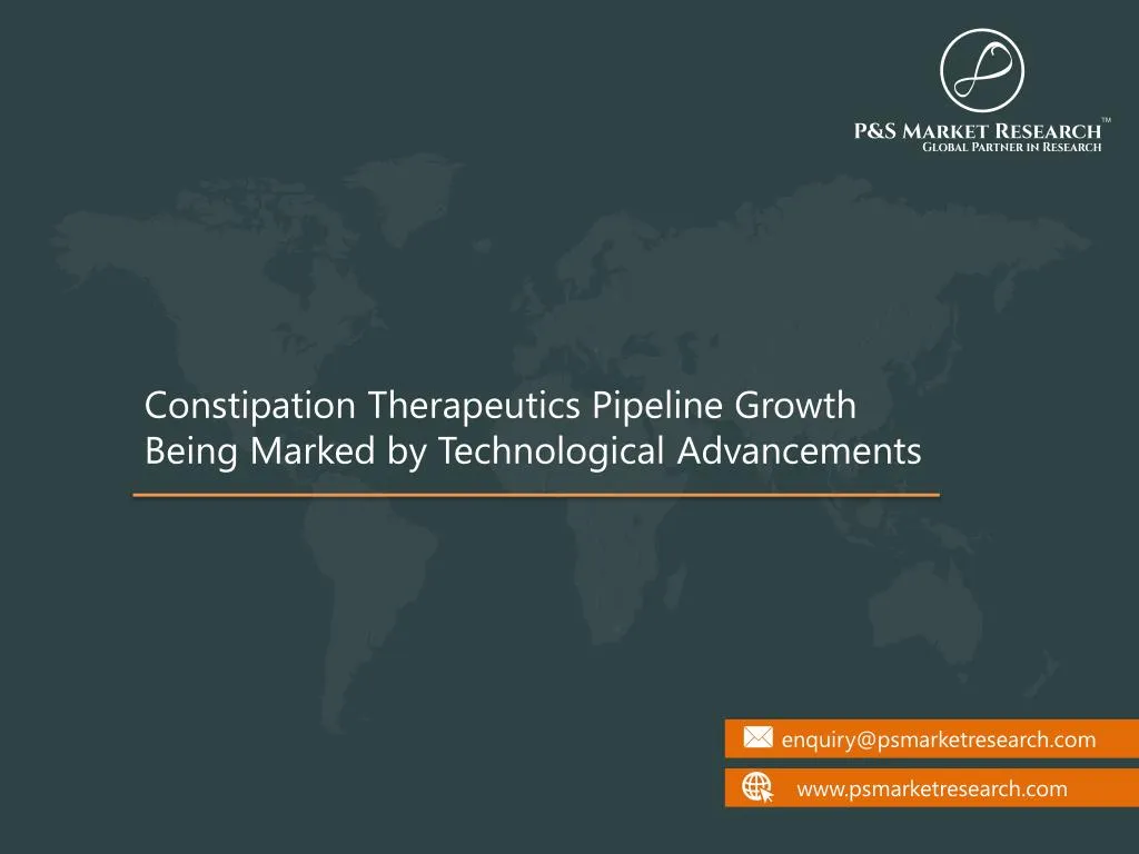 constipation therapeutics pipeline growth being