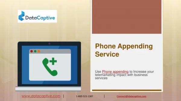 Phone Appending Services | Phone Appended | Phone Appending