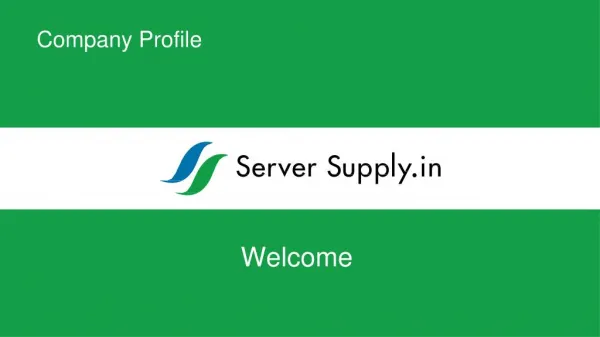 Get Online Servers: Server Supply System Pvt. Ltd.