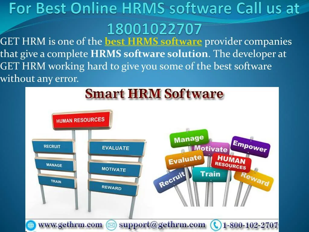 for best online hrms software call us at 18001022707