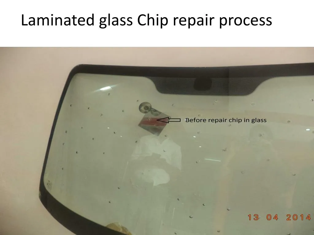 laminated glass chip repair process