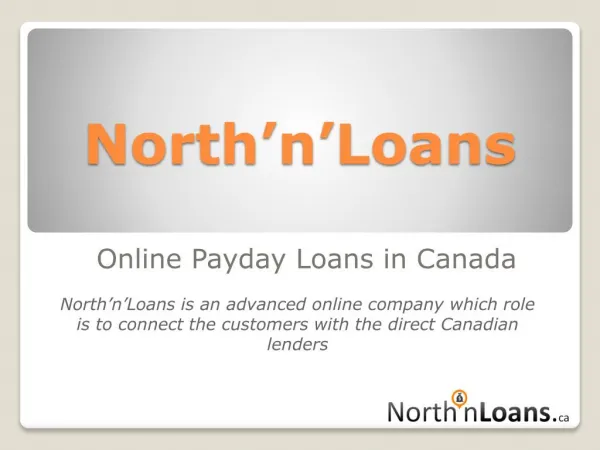 Online Payday Loans in Canada from North'n'Loans
