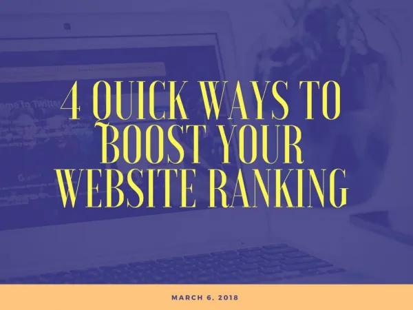 4 Quick Ways to Boost your Website Ranking | Newton Consulting