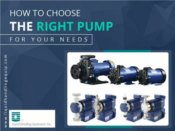 How to Choose the Best Heavy Industrial Pumps in North Carolina