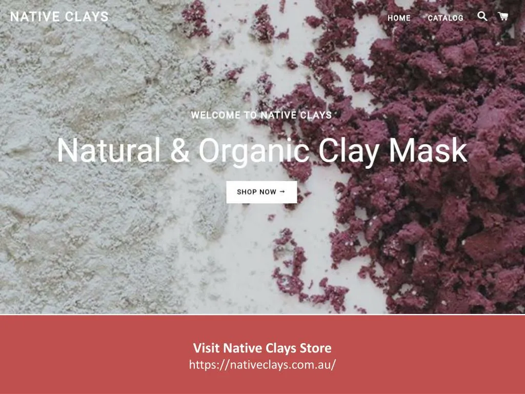 visit native clays store https nativeclays com au