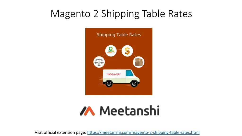 magento 2 shipping table rates