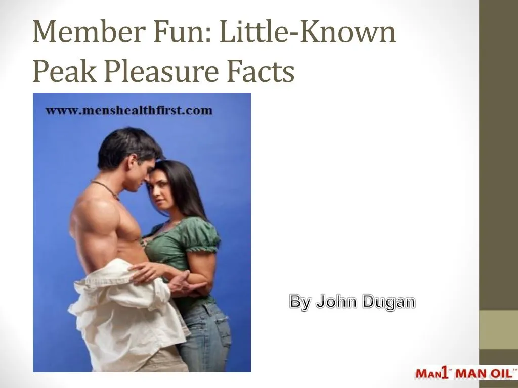 member fun little known peak pleasure facts