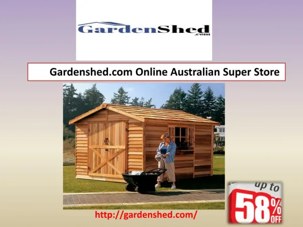 Wide Selection Of Garden Sheds, Timber Sheds, Absco Sheds Online