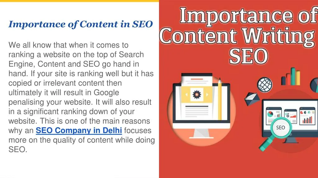 importance of content in seo we all know that