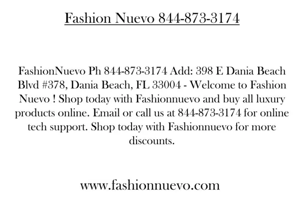 FashionNuevo Fashionnuevo.com