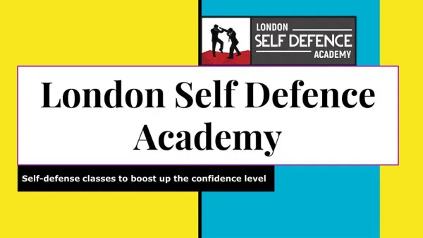 Self Defence Classes London - Learn With Our Instructor